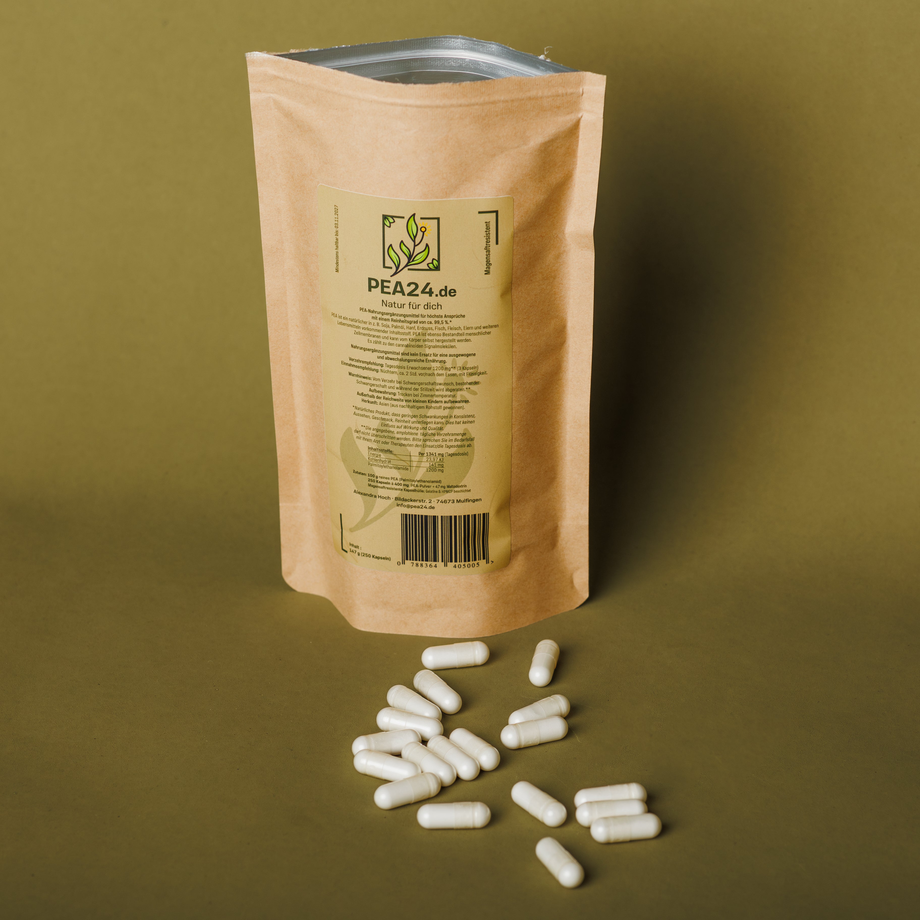 PEA Kapseln 250 Stück magensaftresistent